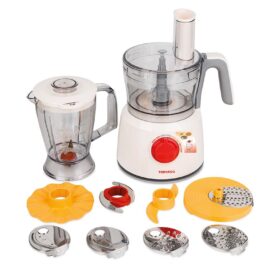 محضرة طعام تورنيدو 1000 وات وعاء 1.2 لتر دورق 1 لتر أبيض